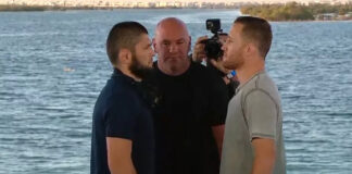 Khabib και Gaethje στη συνέντευξη Τύπου πριν το UFC 254