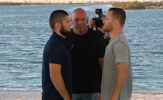 Khabib και Gaethje στη συνέντευξη Τύπου πριν το UFC 254