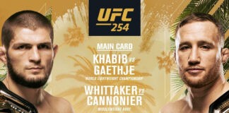 Η αφίσα του UFC 254
