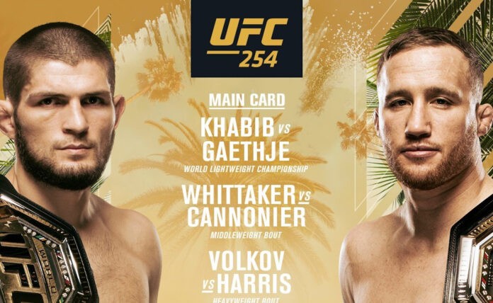 Η αφίσα του UFC 254