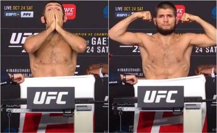 Επεισοδιακή ζύγιση για τον Khabib