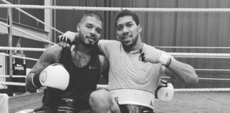 Ο Tyrone Spong με τον Anthony Joshua