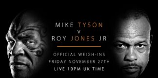 Η ζύγιση του Mike Tyson και του Roy Jones Jr.