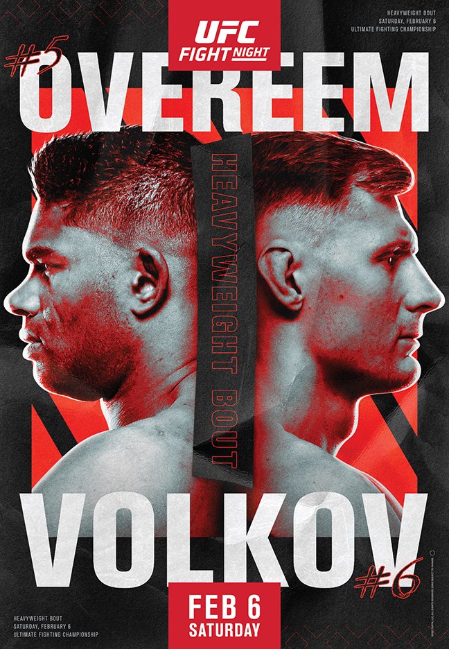 Το poster του UFC Vegas 18