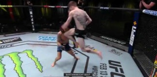 Το flying knee του Sandhagen στον Edgar