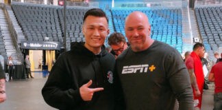 Ο Korean Zombie με τον Dana White