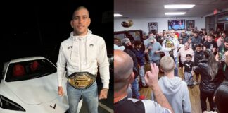 Ο Pereira γνώρισε την αποθέωση κατά την επιστροφή του στο γυμναστήριο που προπονείται