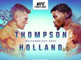 Thompson Vs. Holland, το πρώτο main event για τον Δεκέμβριο στο UFC