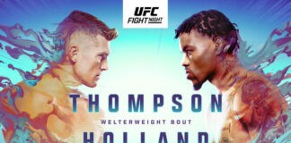 Thompson Vs. Holland, το πρώτο main event για τον Δεκέμβριο στο UFC